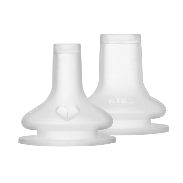 Set 2 tetine BIBS din silicon pentru biberon tip Sippy Cup