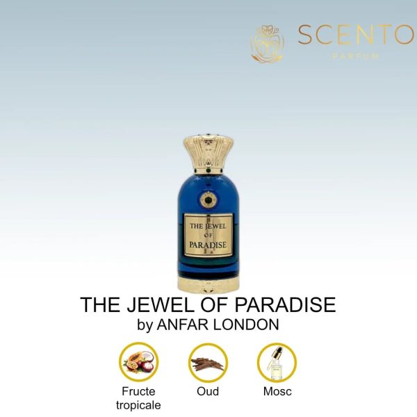 THE JEWEL OF PARADISE by ANFAR LONDON, extract de parfum, unisex, 100ML - Original Dubai