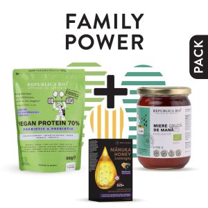 thumbnail_Bundlesimunitate__1.Familypower_1200x1200.jpg FAMILY POWER, pachet promotional (Dropsuri manuka coacaze + Miere de mana + Vegan Protein cookie), natural, 1248g