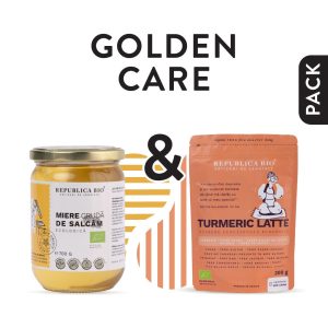 thumbnail_Bundlesimunitate__3.Goldencare_1200x1200.jpg GOLDEN CARE, pachet promotional (Miere salcam + Turmeric Latte), ecologic, 900g