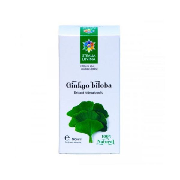 xr:d:DAFap6ONTio:64,j:46358203591,t:23050308 Tinctura Ginko Biloba, 50ml, Steaua Divina
