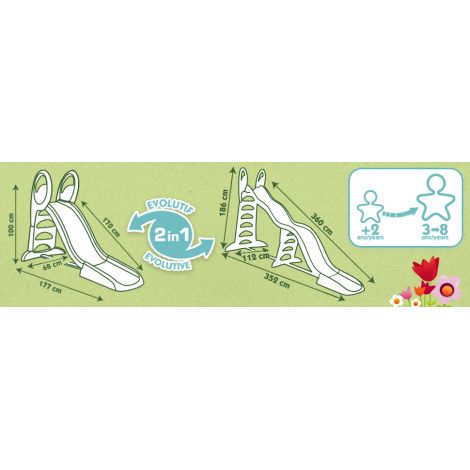 tobogan-smoby-life-super-megagliss-2-in-1-verde-6.jpg Tobogan Smoby Life Super Megagliss 2 in 1 verde