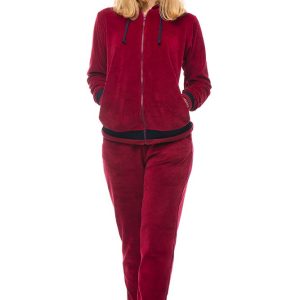 trening-doua-piese-catifea-bordo-si-sosete-negre-cu-blanita-1288-5029.jpg Trening dama doua piese catifea de bumbac bordo, cu banda neagra