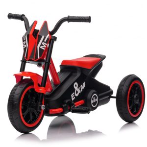 Tricicleta cu pedale, pentru copii 2-4 ani, Kinderauto G301, culoare rosie