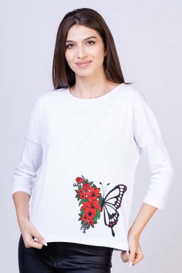 tricou-bleumarin-din-bumbac-cu-maneci-3-4-si-imprimeu-fluture-copie-5716-8423.jpg Tricou alb din bumbac, cu maneci 3 4 si imprimeu fluture