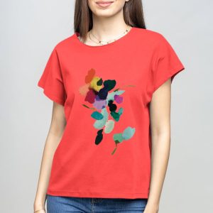 tricou-cu-maneca-cazuta-din-bumbac-corai-cu-imprimeu-floare-stilizata-546311.jpg Tricou cu maneca cazuta din bumbac corai cu imprimeu floare stilizata
