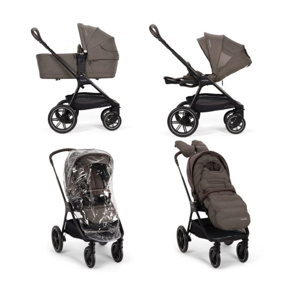 triv_lx_all-season_set.jpg Nuna - Carucior 2 in 1 TRIV lx Chestnut cu set de accesorii pentru toate anotimpurile