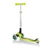 Trotineta globber primo cu lumini, pliabila , culoare verde