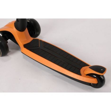 Trotineta licentiata Lamborghini,3-8 ani, 3 roti, cadru aluminiu, portocalie, roti led, MESUCA