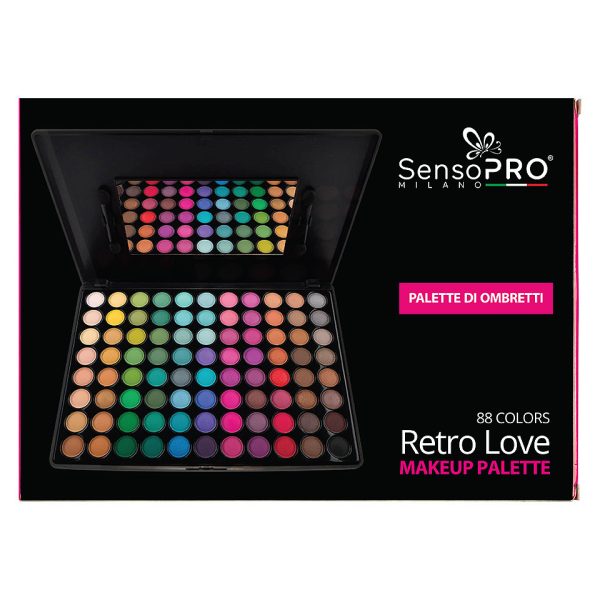Trusa Farduri Retro Love SensoPRO Milano, 88 culori