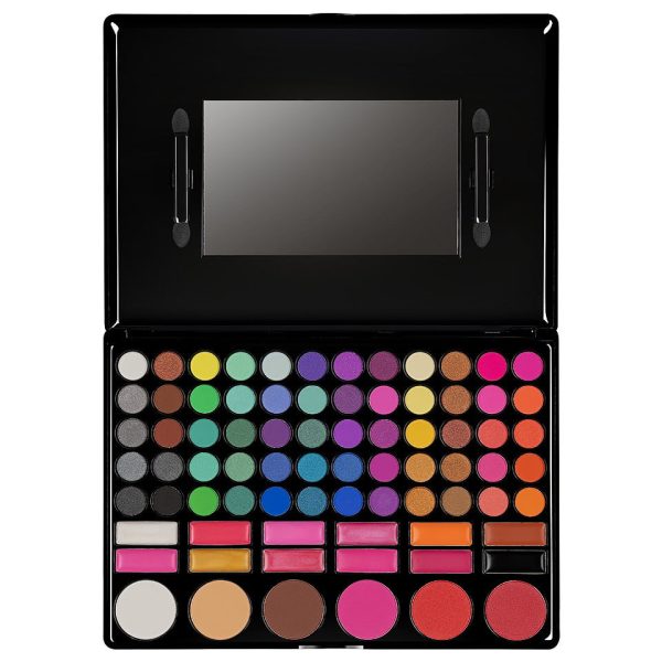 Trusa Machiaj All in One Diva SensoPRO Milano, 78 culori cu ruj si blush