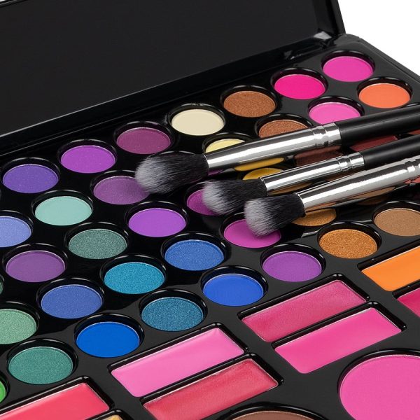 Trusa Machiaj All in One Diva SensoPRO Milano, 78 culori cu ruj si blush