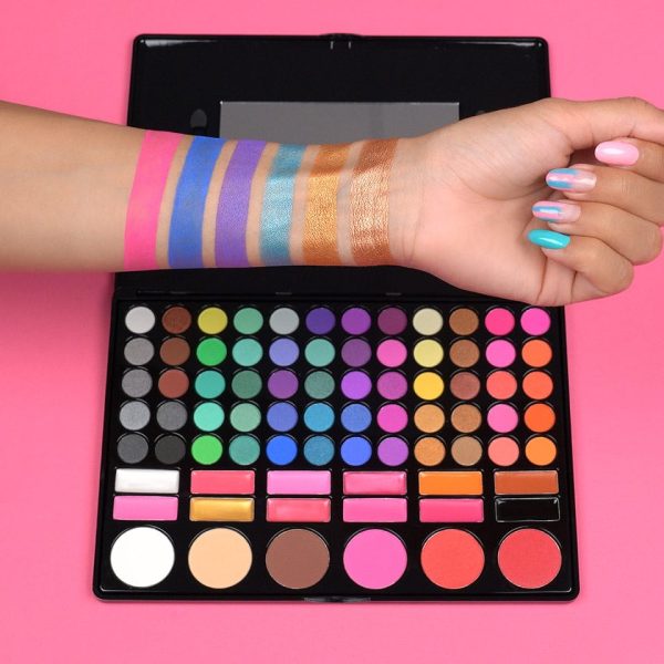 Trusa Machiaj All in One Diva SensoPRO Milano, 78 culori cu ruj si blush