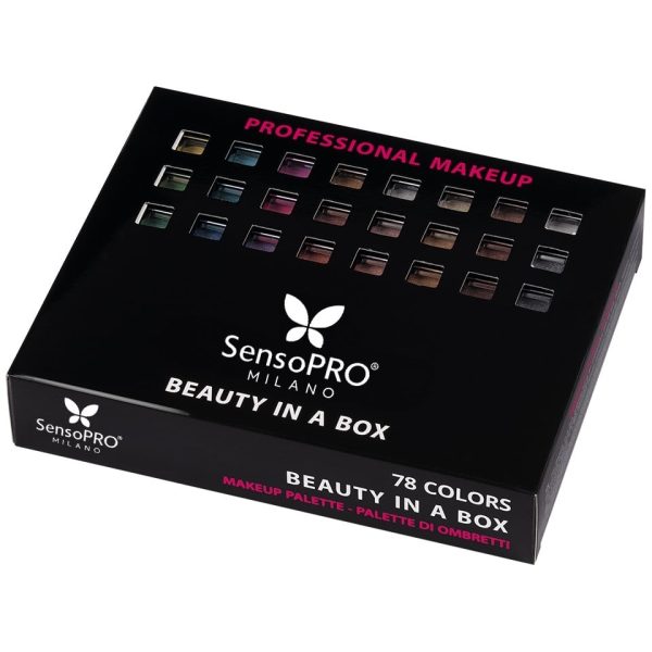 Trusa Machiaj Multifunctionala SensoPRO Milano cu 78 de Culori Beauty in a Box