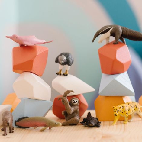 Tub cu figurine Animale din America de Sud