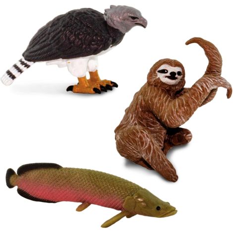 Tub cu figurine Animale din America de Sud