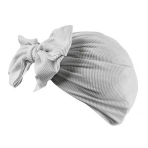Turban pentru Fetite cu Fundita - Alb