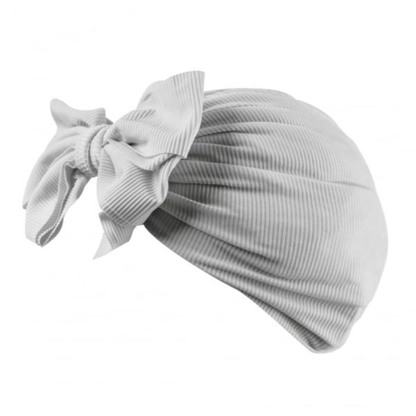 Turban pentru Fetite cu Fundita - Alb
