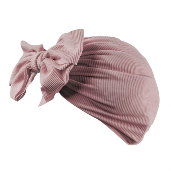 turban-pentru-fetite-cu-fundita-roz-pudra-193808.jpg Turban pentru Fetite cu Fundita - Roz Pudra