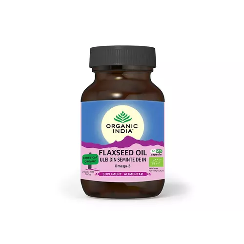 ulei-din-seminte-de-in-omega-3-60-caps-2.webp Ulei din Semințe In Organic, Omega-3, 60 cps ECO | Organic India