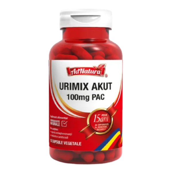 urimix-akut-100-mg-adnatura.png Urimix Akut, 15 capsule, AdNatura