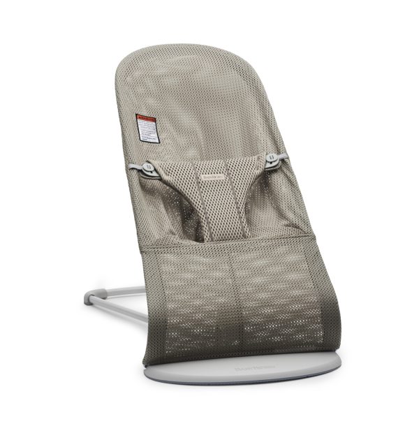 us-006102-bouncer-bliss-gray-beige-mesh-product-01.jpg Babybjorn - Balansoar Bliss Grey Beige, Mesh
