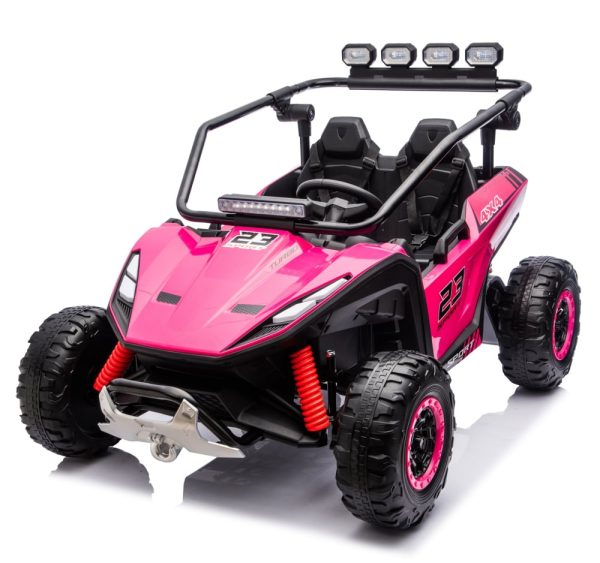 UTV electric pentru 2 copii, Kinderauto Vector Dune-Buggy, 300W, 24V, echipare premium, roz