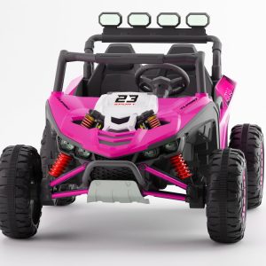 UTV electric pentru 2 copii, Kinderauto Arrow Dune-Buggy, 300W, 24V, premium, Roz
