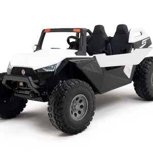 UTV electric pentru 4 copii, Kinderauto Buggy XXL , 500W 24V 14Ah, culoare alba