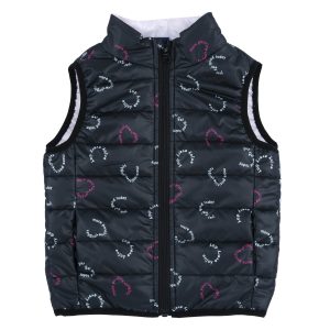 Vesta copii Chicco matlasata, negru, 85667-65CLT