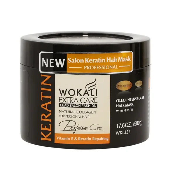 Wokali Masca de par 500 g Keratin Extra Care Oleo Intense  WKL357